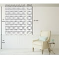 thumbnail image 6 of Ambesonne Black and White Peel & Stick Wallpaper for Home, Grid Lines, 13"x72", White and Black, 6 of 6
