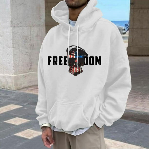 WILLBEST Sudadera con Capucha para Hombre, Suave y Cómoda, para Uso Informal y Actividades Al Aire Libre, con Bolsillo Frontal Tipo Cangurera Chica