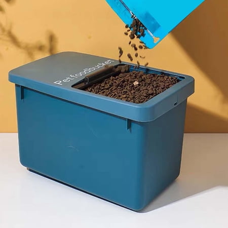 Large Barrel Storage Sealed Bucket Household Container Sealing Blue