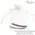thumbnail image 7 of Parcelona French Sleek Groove Shell and Black Large Celluloid Hair Clips(2 Pcs), 7 of 7