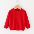 thumbnail image 4 of WIBACKER Toddler & Little Boy Girl School Uniform Cardigan Sweater Baby Basic Button Knit Tops, 4 of 6
