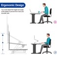thumbnail image 4 of Besign LS05 Aluminum Laptop Stand, Ergonomic Adjustable Notebook Stand, Riser Holder Computer Stand Compatible with Air, Pro, Dell, HP, More 10-15.6" Laptops (Silver), 4 of 8