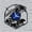 Blue-without LED, variant on California Vinyl Wall Clock, Vinyl Record Clock Wall Art Silent & Non-ticking(12 inchs C)