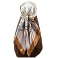 thumbnail image 2 of Mqqzkk Women Satin Square Hair Scarf Bandanas Large Silk Head Scarves Lightweight Satin Hair Kerchief Sleeping Hair Wraps, 2 of 6