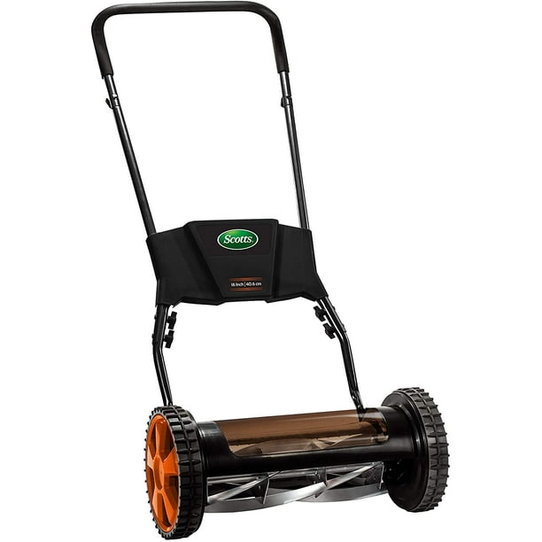 Scotts 61516S 16Inch 5Blade Premium Push Manual Reel Lawn Mower