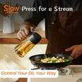 thumbnail image 4 of TrendPlain 16oz Glass Olive Oil Sprayer for Cooking - 2 in 1 Olive Oil Dispenser for Kitchen Gadgets,Air Fryer,Salad,Bbq - 2Black, 4 of 6