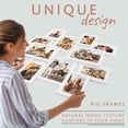 thumbnail image 4 of 12-Opening Wooden Collage Picture Frame Wall Made to Display Eight 4" x 6" and Four 6" x 8" – White made in Ukraine, 4 of 7