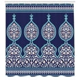 thumbnail image 3 of Ambesonne Moroccan Shower Curtain, Oriental Design, 69"Wx70"L, Teal Royal Blue, 3 of 3