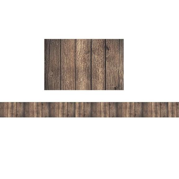 Dark Wood Straight Border Trim [TCR3459]