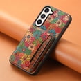 thumbnail image 6 of for Samsung Galaxy S23 Plus Luxury Premium PU Leather + TPU Case with 3 Card Slots, Kickstand Back Case Floral Pattern Skin-Friendly Shock-resistance Cover for Samsung Galaxy S23 Plus, Spring, 6 of 6