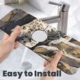 thumbnail image 6 of Sikiie Graceful Snow Leopard Splash Guard for Sink Faucet-1 PC Super Absorbent Fast Drying Mat Sink Gadgets-Splash Guard for Kitchen, Sink Mat, 6 of 7
