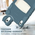 thumbnail image 4 of SaniMore Tri-layer Hybird Case for iPad 10th Generation 10.9" 2022, Rugged PC Shell Silicone Backplane Anti-drop Shockproof Hidden Kickstand Heavy Duty Protective Case for iPad 10th, Cornflowerblue, 4 of 9