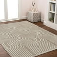 thumbnail image 3 of JONATHAN Y SANDSTONE 4 x 6 Area Rug, Ariana Art Deco Striped Arches Two-Tone - Beige/Cream, SND100A-4, 3 of 13