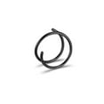 thumbnail image 6 of QQTDFG 20G Hoop Nose Ring Stainless Steel Double Spiral Single Pierced Nostril Piercing-Gold 8mm (1 Pc), 6 of 9
