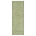 thumbnail image 3 of SAFAVIEH Boston Angelica Diamond Trellis Cotton Area Rug, Olive, 4' x 4' Square, 3 of 9