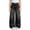 Black-06, variant on Mitankcoo Girls Wide Leg Jeans Elastic Waist Vintage Washed Denim Pants Classic with Pocket Casual Kids Trousers 4-14Y