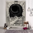 thumbnail image 2 of Billuyoard Tapiz colgante con patrón misterioso, decoración de pared del hogar, cortina de poliéster, toalla de playa, mantel, esterilla de Picnic 2021 Decoración del hogar Noche alpina 150*200 Billuyoard HA5769-08, 2 of 6