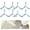 Blue, variant on 8Pcs Sheet Straps with Metal Clips, Triangle Bed Sheet Straps Adjustable,Fitted Sheet Straps Non Slip, Bed Sheet Clips for Bed Sheets,Sofa Cushion,Tablecloths