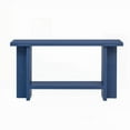 thumbnail image 4 of Vintage Ash Wood Veneer Console Table having T-Leg Structure, Great for Entryway & Living Room, 4 of 8