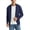 04-Navy Blue, variant on Iceglad Mens Full Zip Cardigan Sweaters Relax Fit Lapel Collar Raglan Sleeve Casual Ribbed Sweater