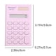 thumbnail image 3 of Calculadora científica portátil pequeña para estudiantes, 8 dígitos, cuerpo pequeño, teclas de plástico, almohadilla inferior antideslizante, teclas transparentes, calculadora científica., 3 of 8