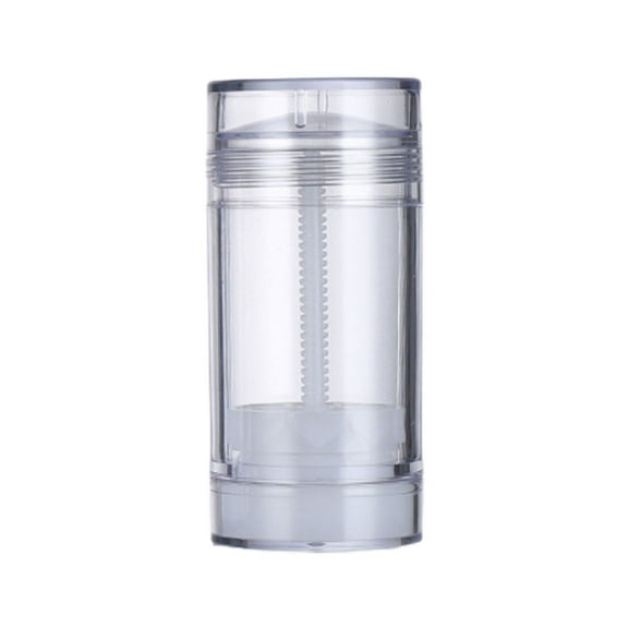 Huanledash 15/30/50/75g Deodorant Tube Good Sealing Easy to Carry Handmade DIY Round Twist Up Bottom Filling Empty Blush Stick Home Supply