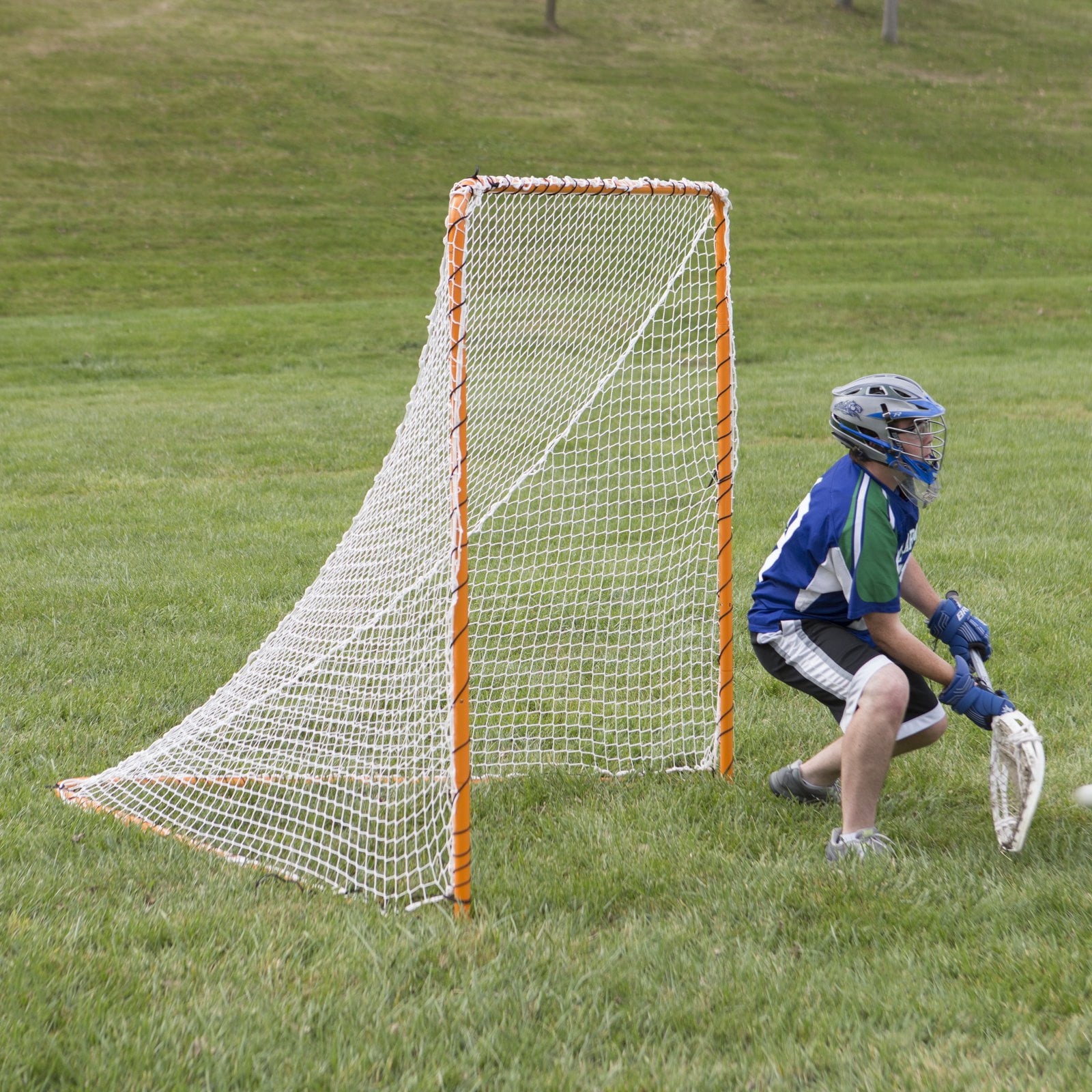 EZGoal 2” Professional folding 6' x 6' lacrosse Metal Goal with a Pro