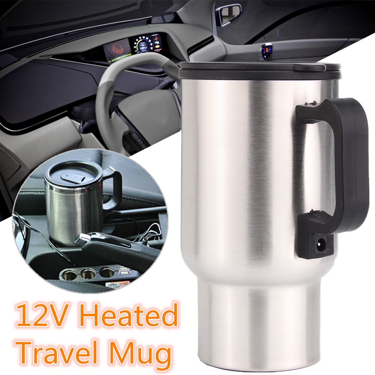 heated travel car mug