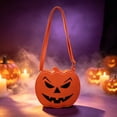 thumbnail image 2 of LILIYA Womens Halloween Pumpkin Crossbody Bags Cute Funny Candy Purse Novelty 3D Shoulder Bag Halloween Holiday Tote Handbag with Chain, 2 of 7