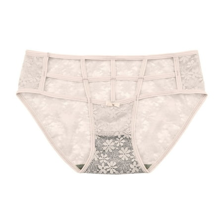 

Womens Underwear Briefs Lace Breathable Hipster Stretch Seamless Bikini Panties