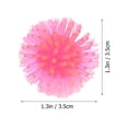 thumbnail image 2 of 10pcs Pet Cat Toy Supple Small Thorn Balls Toy Balls Playthings (Random Color), 2 of 8
