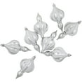 thumbnail image 5 of Northlight 8ct Silver Shatterproof Finial Christmas Ornaments, 4.75", 5 of 5