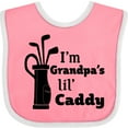 thumbnail image 3 of Inktastic I'm Grandpa's Lil' Caddy Golf for Kids Boys or Girls Baby Bib, 3 of 4