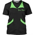 thumbnail image 3 of Personalized Hoosekeeping Shirts 3D Over Print for Men & Women, Housekeeper House Cleaning Uniforms for Women (Purple, 3XL), 3 of 9