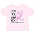 thumbnail image 3 of Inktastic Breast Cancer Awareness Fight, Care, Cure Boys or Girls Baby T-Shirt, 3 of 5
