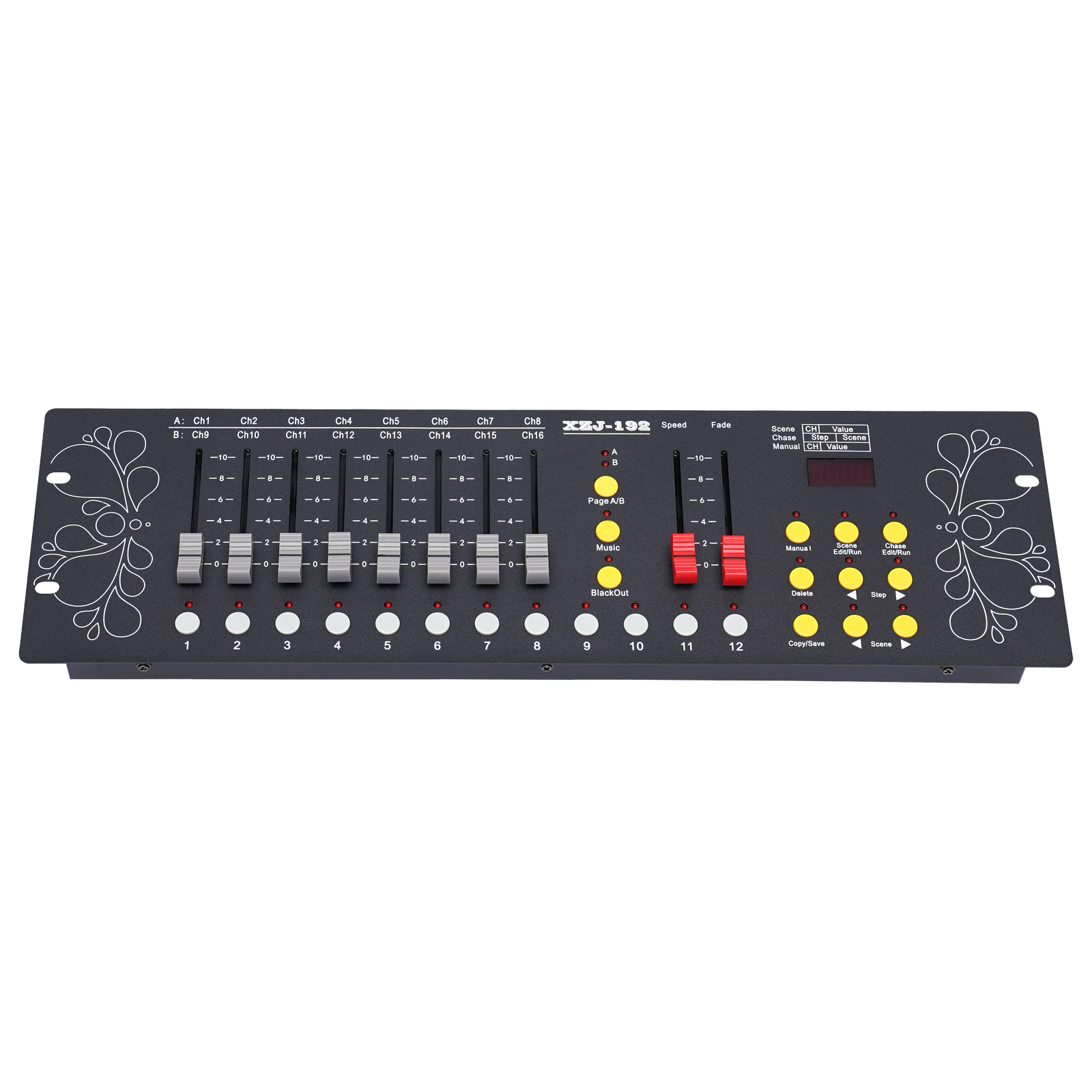 Miumaeov DMX Controller, DMX Console, Premium DMX Stage Lighting Controller Program, Easy Light Console for Stage & DJ Lighting