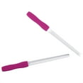 thumbnail image 1 of Sonew Nail Buffing Tool, Double Sides Nail File,2pcs Stainless Steel Nail File Manicure Tools Double Sides Buffing Stick Silicone Handle, 1 of 9