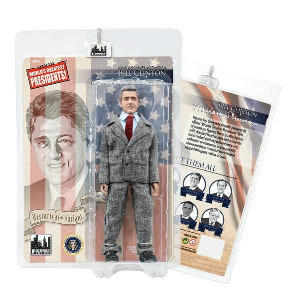 US Presidents 8 Inch Action Figures Series: Bill Clinton [Gray Suit Variant]