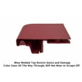 thumbnail image 4 of Correll RA3060-25 R Series, Adjustable Height Blow Molded Plastic Commercial Duty Folding Table, Rectangular, 30" x 60", Deep Red, 4 of 4