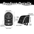 thumbnail image 3 of Cup Holder for Car Backseat, Car Back Seat Headrest Cup Holders, 3-in-1 Car Headrest Seat Back Organizer with Drink Cupholder, Phone Holder & Purse Hooks, Great for Kids, Road Trips & Travel, 3 of 6
