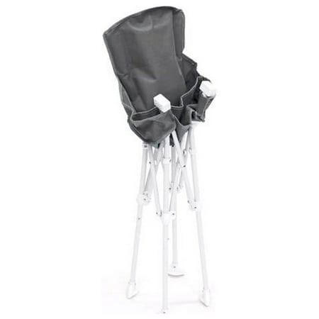 UPC: 0618998036125 | Regalo Portable High Chair Multi-Functional 3 Point Harness Attachable Tray Up to 45 lb Ages 6-36 Months Gray Ages 6 to 36 Months