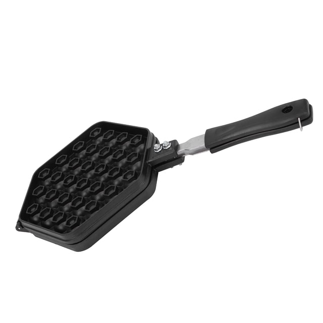 Egg Puff Maker, Fixed Bracket Design Baking Pan, for Parties, Cafes Gas Stove