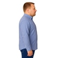 thumbnail image 3 of Big Kong camisa manga larga lila para hombre tallas grandes talla XL a 6XL, 3 of 5