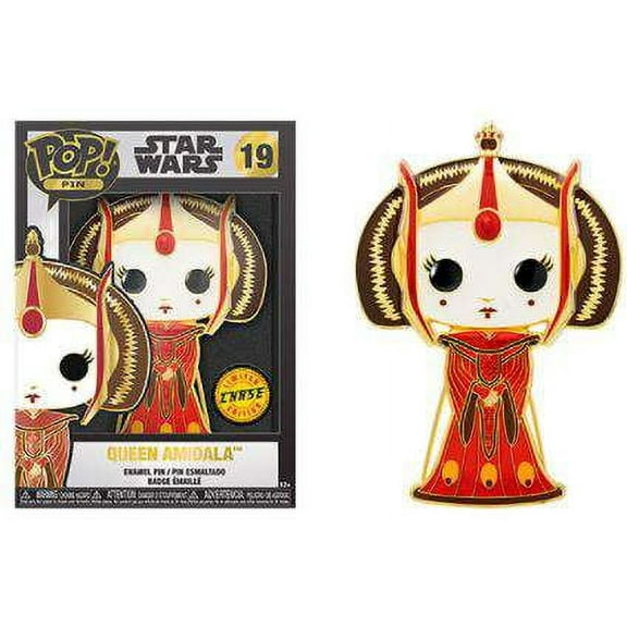 Funko Star Wars POP! Pin Queen Amidala Large Enamel Pin (Chase Version)