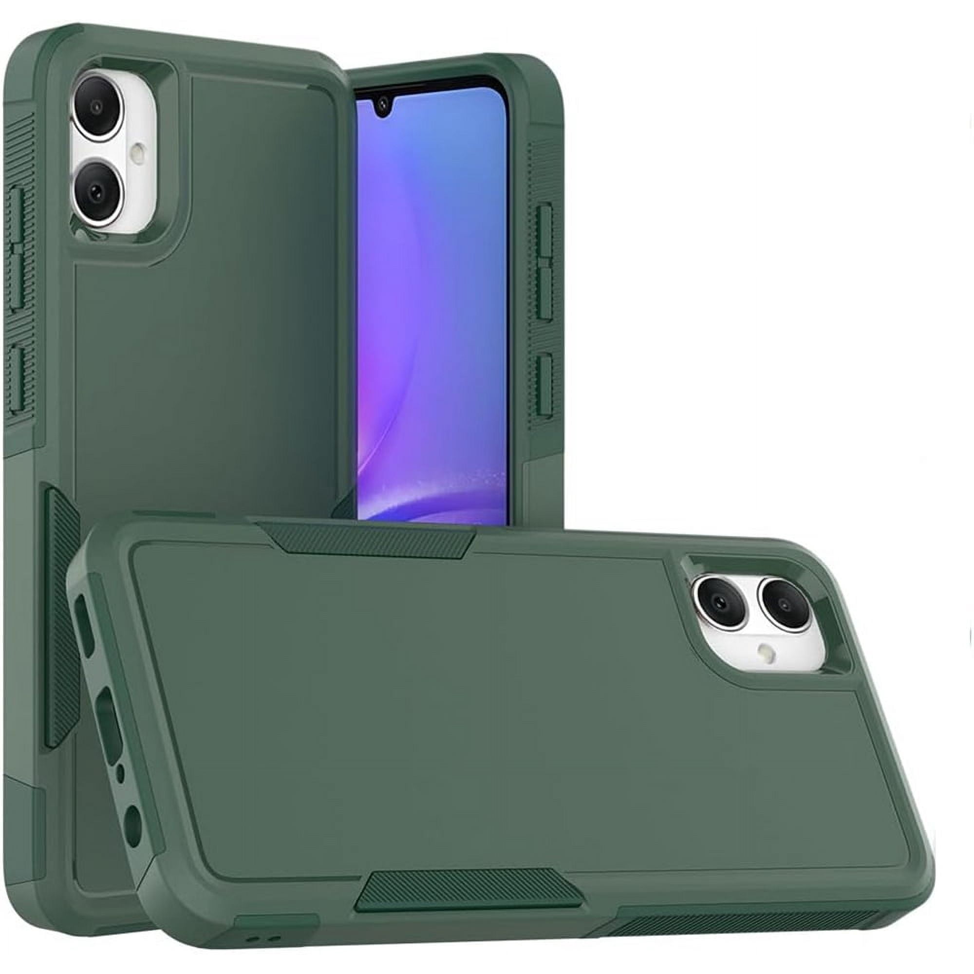PST] Samsung Galaxy A06 Hard Case, Dual Layers Heavy Duty Rubber