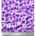thumbnail image 1 of Soimoi Purple Rayon Fabric Floral Printed Craft Fabric by The Yard 42 Inch Wide, 1 of 1
