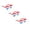 B-3Pcs, variant on Star Sunglasses for Women Men, Patriotic Rimless Star Shaped Sunglasses in Red White Blue, USA Independence Day Accessories for 4th of July Memorial Day Beach Pool Birthday Party Favors