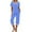 Blue, variant on Iyufng Womens Pajamas Set Loungewear Sets,V-neck Short Sleeve Pajamas Tops and Capri Pants Casual Pajamas with Pocket,Sleepwear Sets for Women,S-XXL
