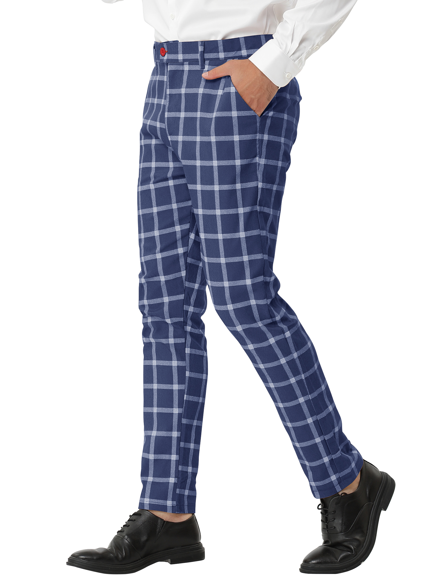 Plaid Slim-Fit Pants Style 233143 – Dream Pants