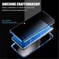 thumbnail image 3 of New Anti-peep Magnetic Clear Double-sided Tempered Glass Protective Case Compatible With Samsung Galaxy S22 Ultra, 3 of 5